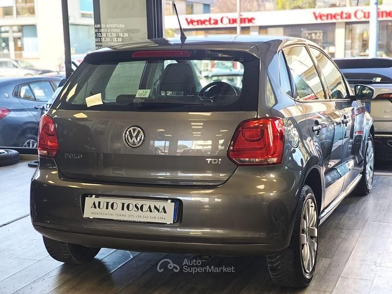 Usata VW Polo Comfortline 75 CV (55 kW) 2013 Grigio Utilitaria
