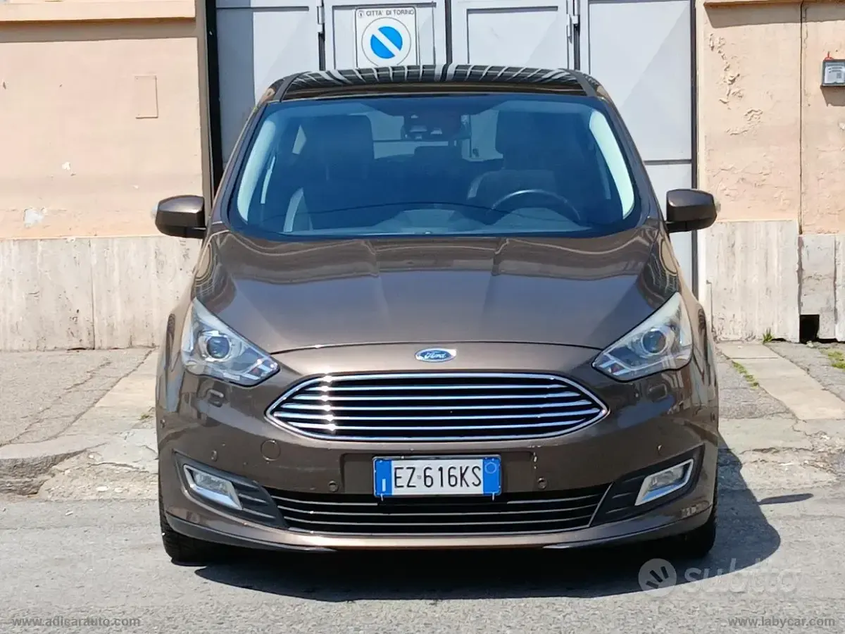 Usata Ford C-MAX Titanium X 125 CV (91 kW) 2015 Marrone Monovolume