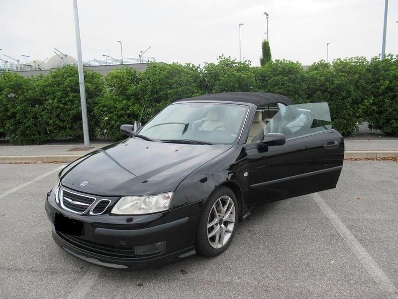 Nero Usata 2005 Saab 9-3 Cabriolet Aero Cabrio | 10.500 € (Buon prezzo) - Immagine 1/4