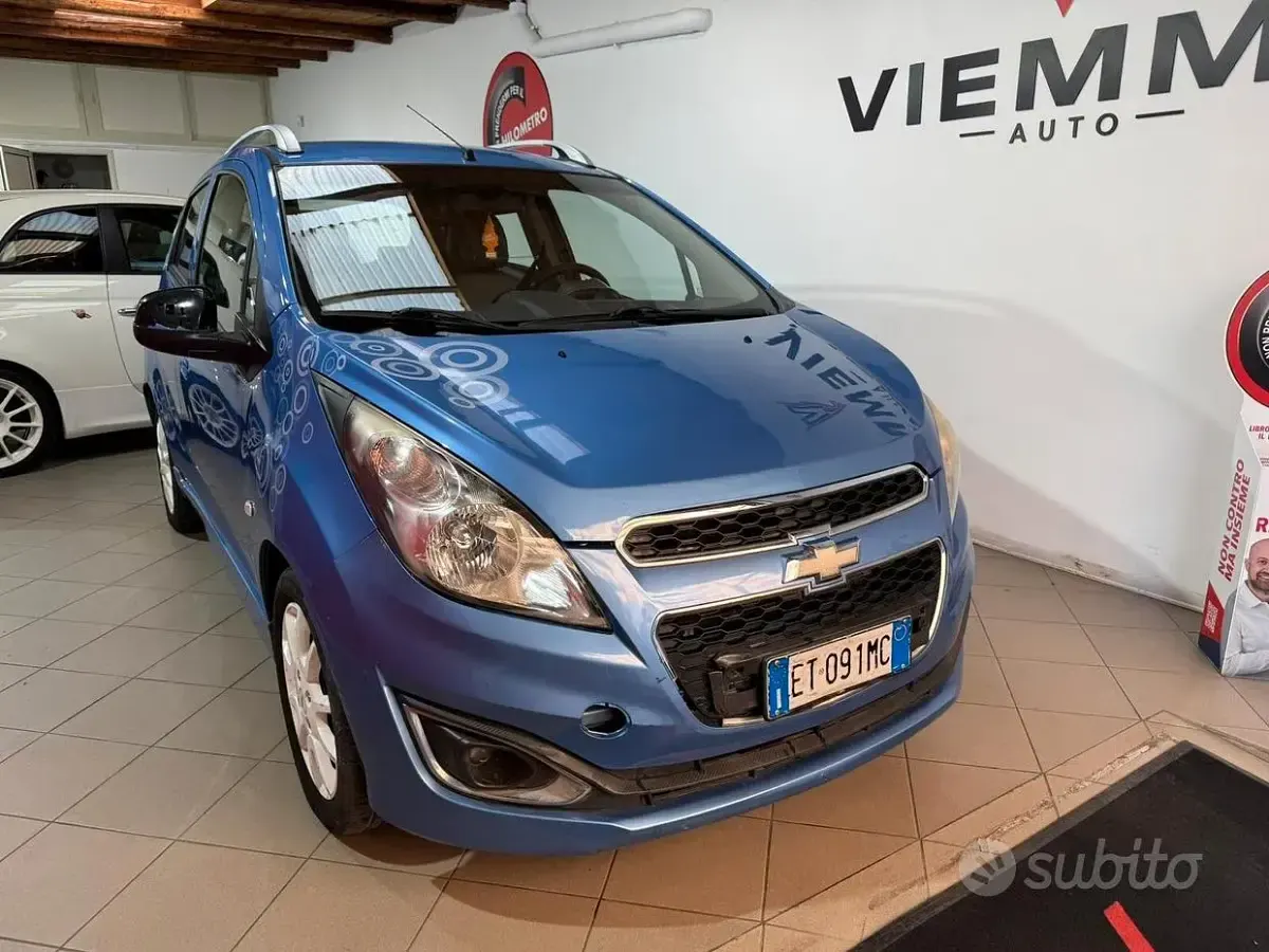 Usata Chevrolet Spark 68 CV (50 kW) 2014 Bluazzurro Utilitaria