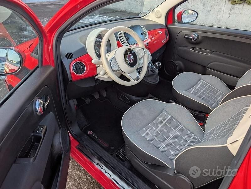 Usata Fiat 500C Pop 69 CV (50 kW) 2020 Rosso Cabrio