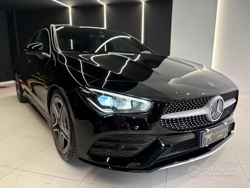 Usata Mercedes CLA200 Premium 150 CV (110 kW) 2020 Nero Berlina