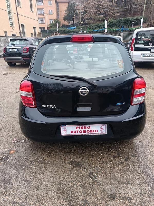 Usata Nissan Micra Acenta 80 CV (58 kW) 2012 Nero Utilitaria