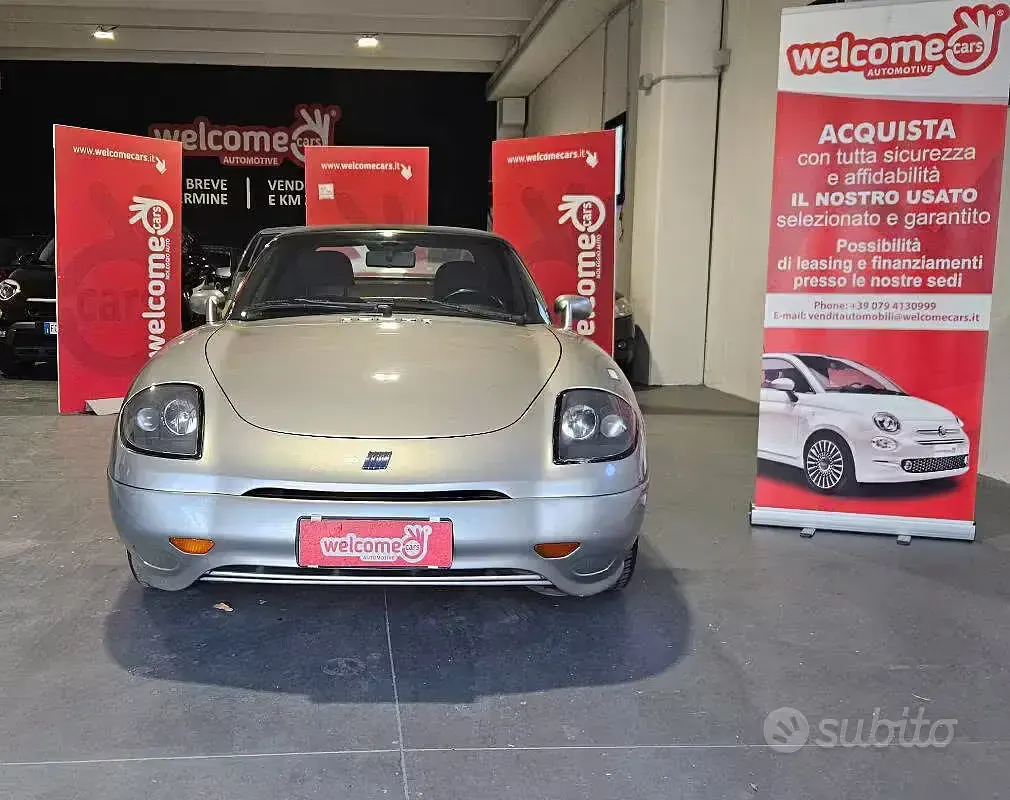 Usata Fiat Barchetta 131 CV (96 kW) 2001 Grigio Cabrio