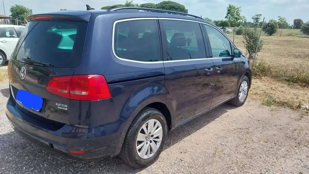 Usata VW Sharan Comfortline 140 CV (102 kW) 2012 Blu/azzurro Monovolume