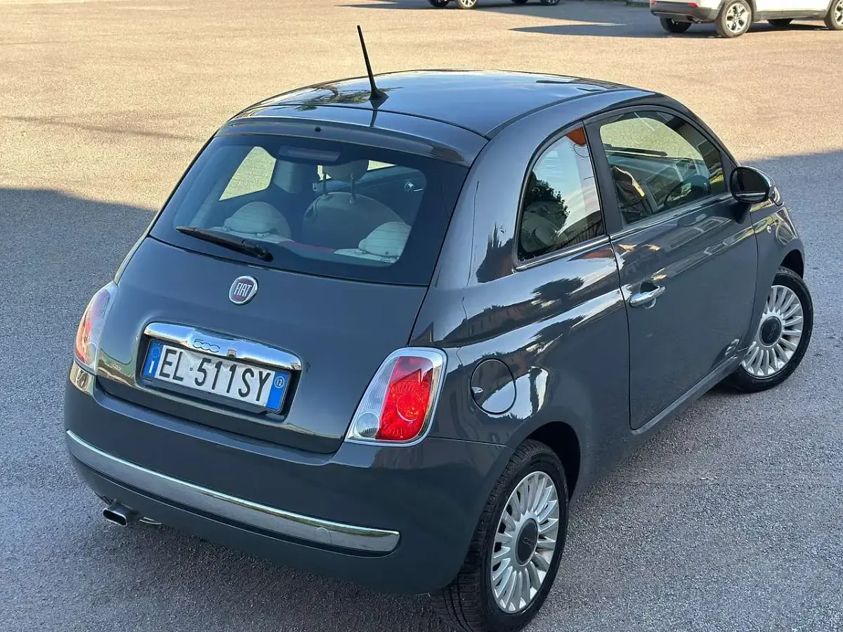 Usata Fiat 500 Lounge 69 CV (50 kW) 2012 Grigio Utilitaria