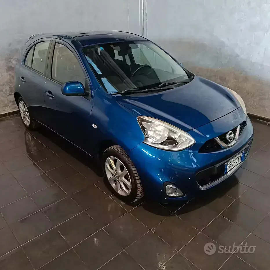 Usado Nissan Micra 80 HP (58 kW) 2015 Azul Citadino