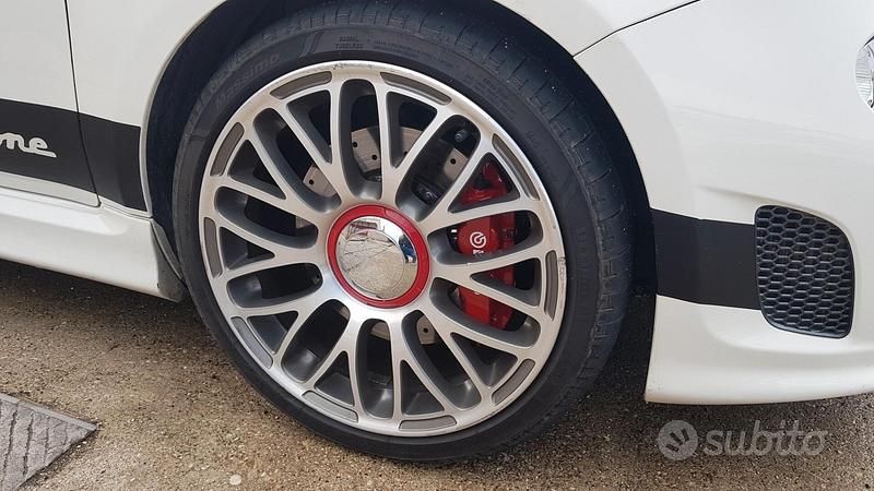 Usata Abarth 595C Competizione 160 CV (117 kW) 2014 Bianco Cabrio