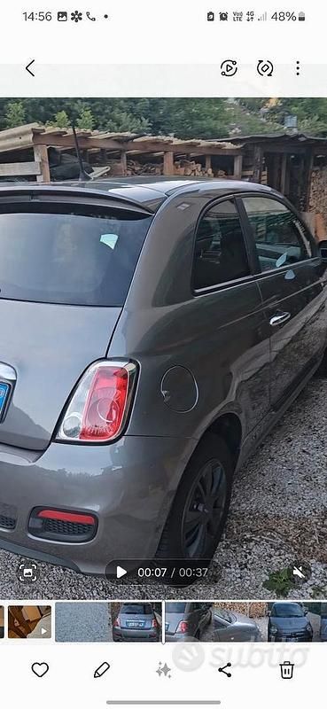 Usata Fiat 500 Sport 95 CV (69 kW) 2013 Grigio Berlina