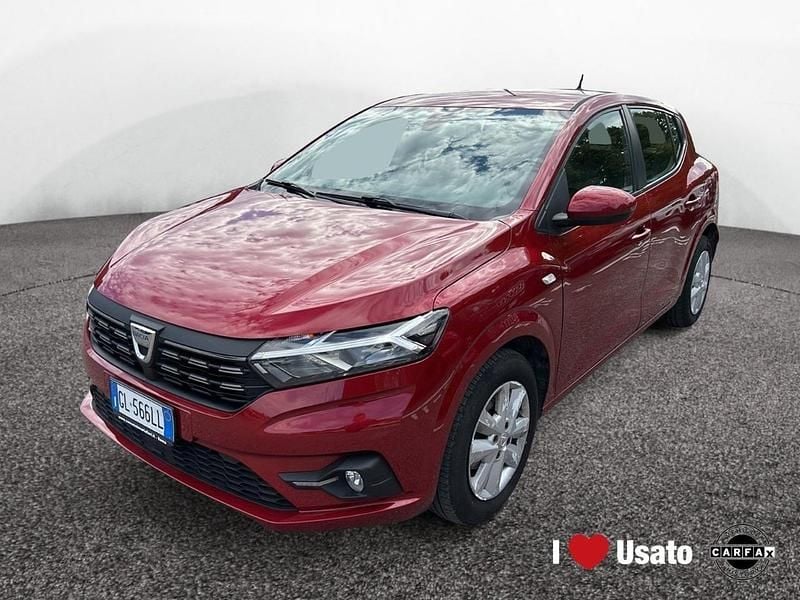 Rosso Usata 2022 Dacia Sandero Comfort | 11.900 € (Buon prezzo) - Immagine 1/4
