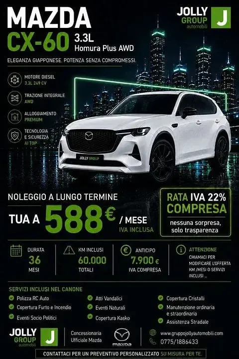 Usata Mazda CX-60 Homura-Line 200 CV (147 kW) 2026 SUV