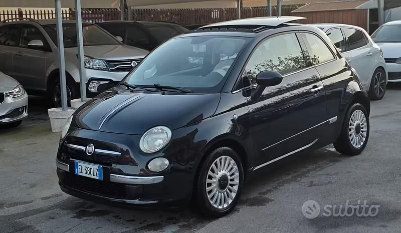 Usata Fiat 500 95 CV (69 kW) 2012 Blu Berlina
