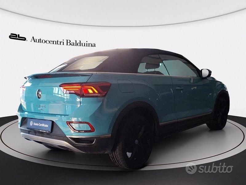 Usata VW T-Roc Style 110 CV (80 kW) 2024 Blu SUV