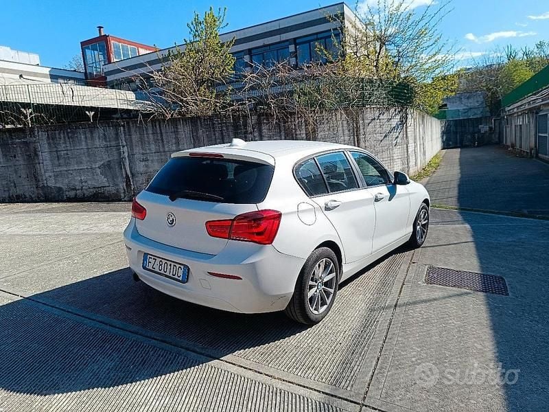 Usata BMW 116 2018 Bianco Utilitaria