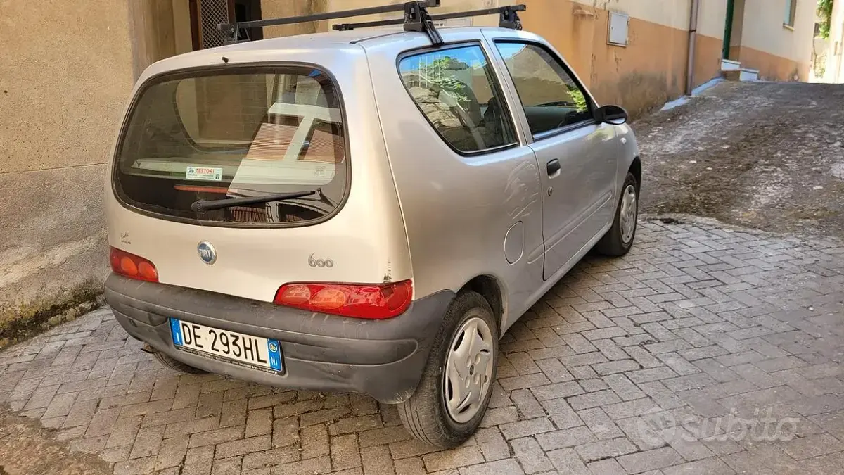 Usata Fiat 600 54 CV (39 kW) 2006 Grigio Utilitaria