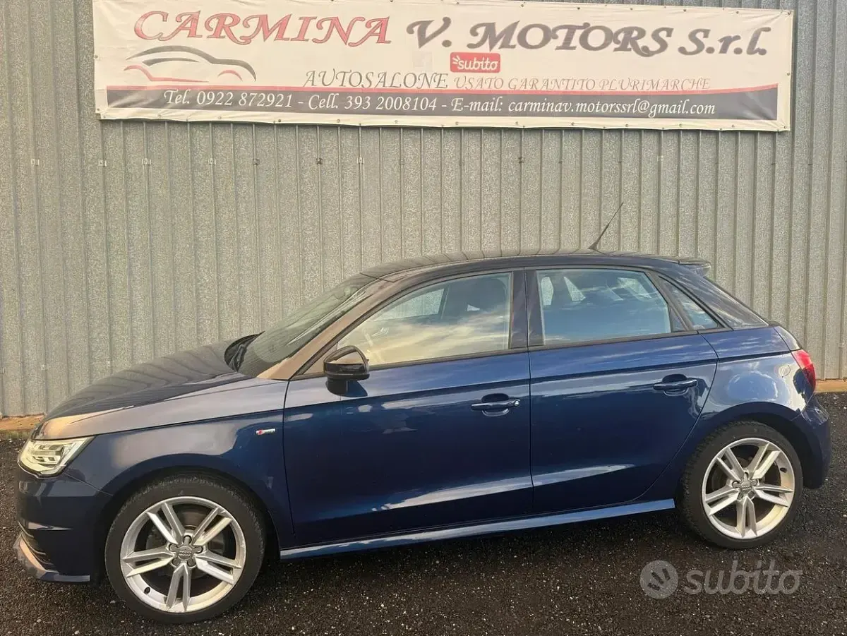 Usata Audi A1 S-Line 116 CV (85 kW) 2018 Bluazzurro Berlina