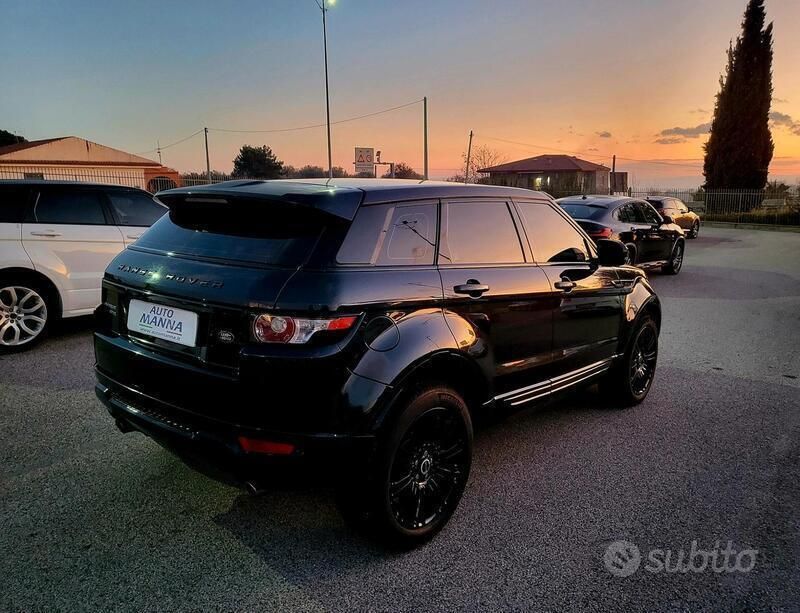 Usata Land Rover Range Rover evoque 190 CV (139 kW) 2012 Nero SUV