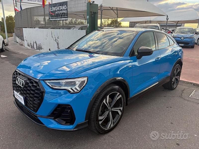 Usata Audi Q3 Sportback S-Line 150 CV (110 kW) 2021 Blu SUV