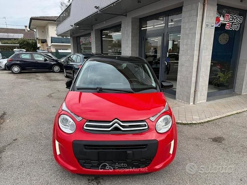 Usata Citroën C1 Shine 69 CV (50 kW) 2015 Rosso Utilitaria