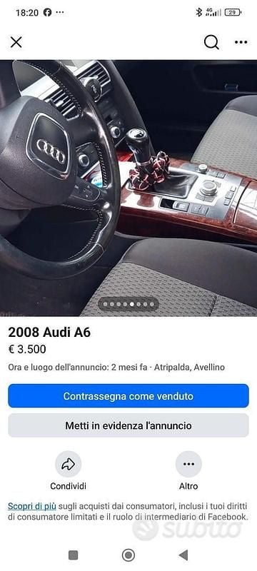 Usata Audi A6 140 CV (102 kW) 2008 Station wagon