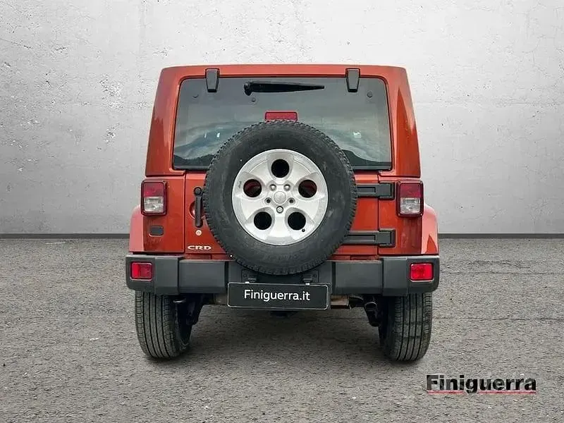 Usata Jeep Wrangler Sahara 200 CV (147 kW) 2014 Arancione SUV