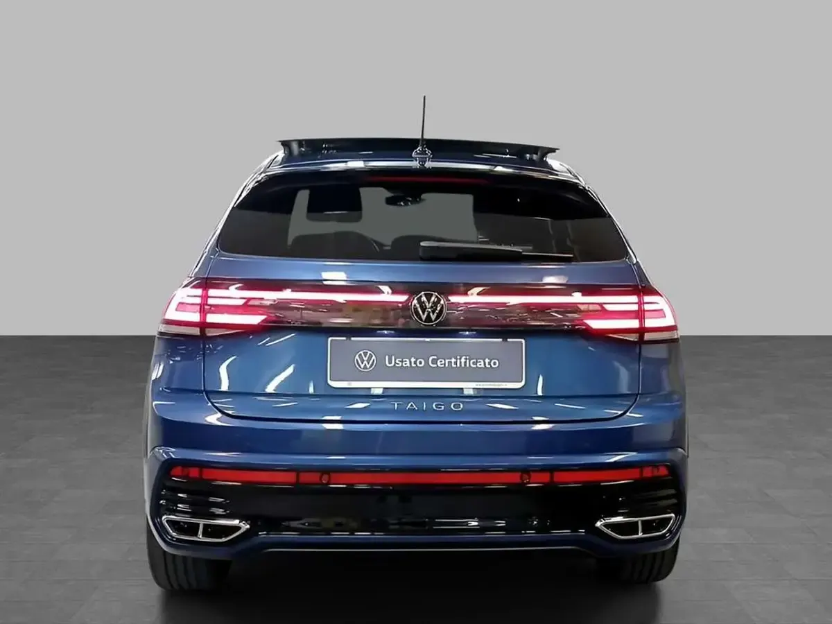 Usata VW Taigo R-line 116 CV (85 kW) 2025 0a reef blue metallizzato SUV