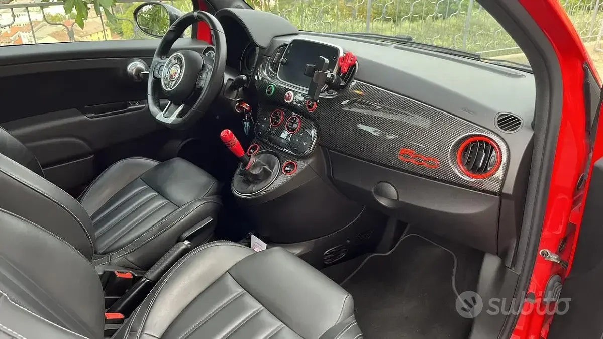 Usata Abarth 500 165 CV (121 kW) 2021 Rosso Berlina