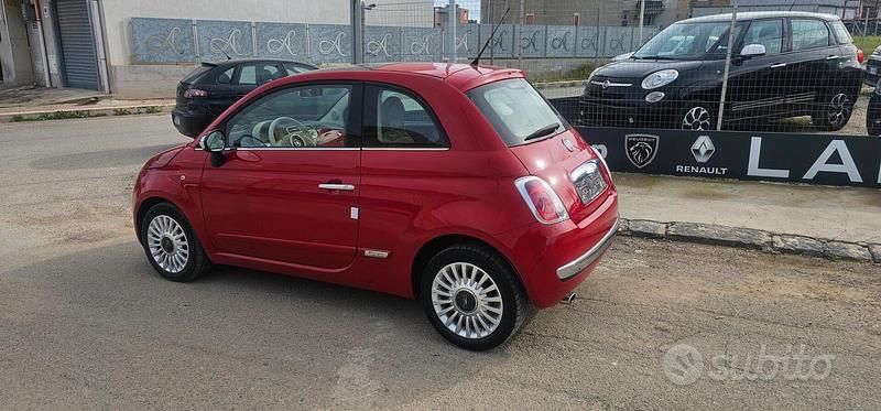 Usata Fiat 500 Lounge 69 CV (50 kW) 2010 Rosso Berlina