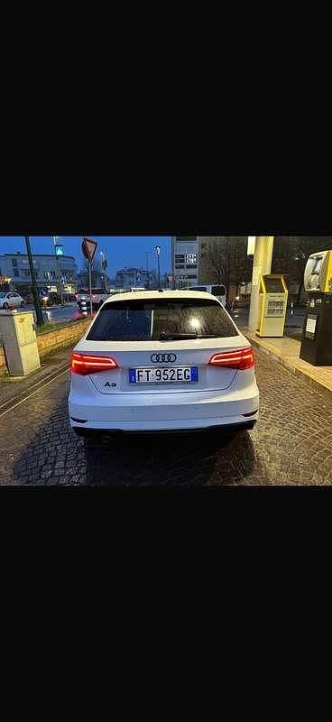 Usata Audi A3 S-Line 116 CV (85 kW) 2018 Bianco Berlina