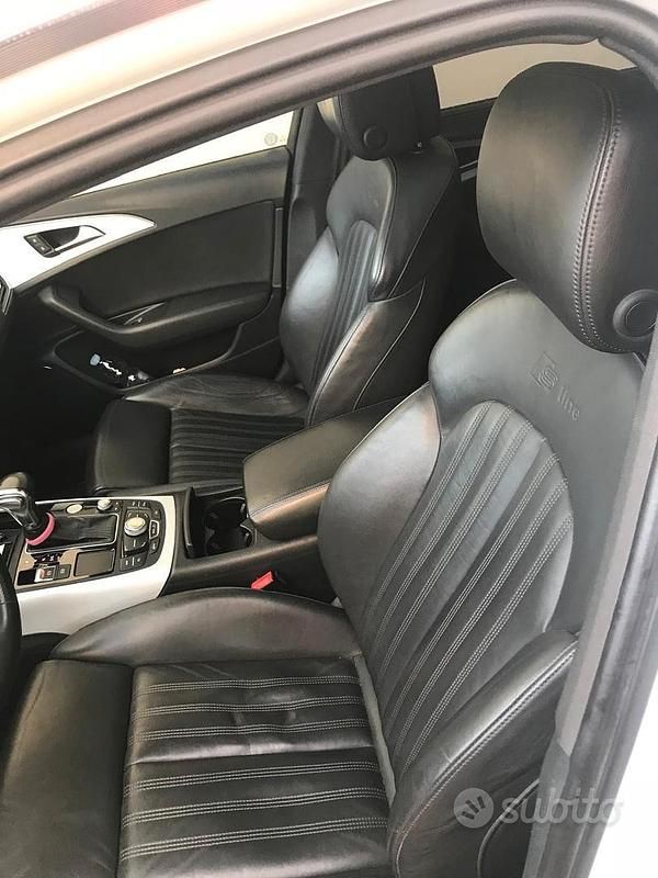 Begagnad Audi A6 S-Line 313 HK (230 kW) 2013 Vit Sedan