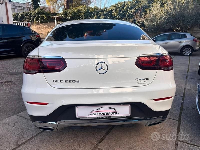 Usata Mercedes GLC220 Business 2021 Bianco Coupé