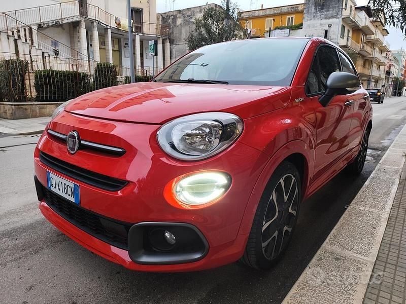 Usata Fiat 500X Sport 131 CV (96 kW) 2022 Rosso SUV