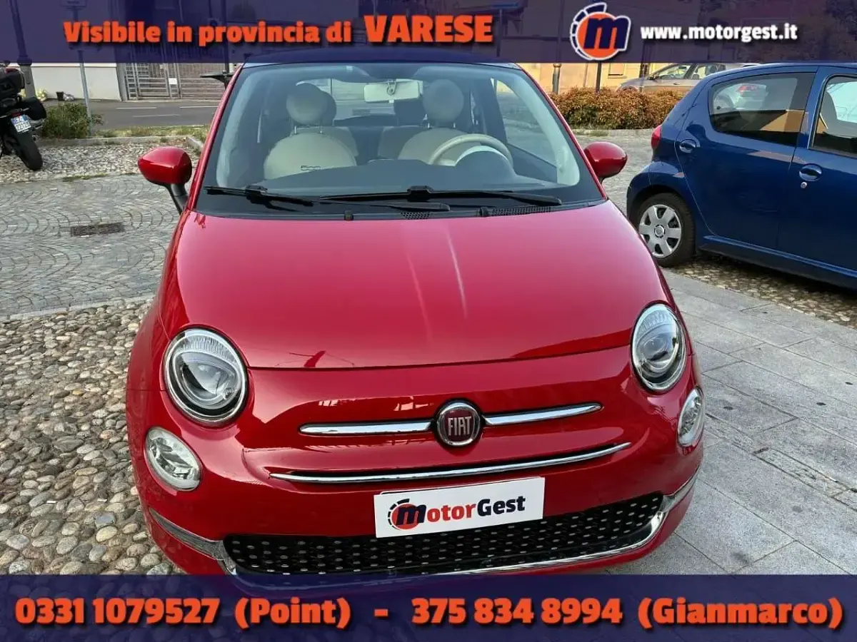 Usata Fiat 500X Lounge 69 CV (50 kW) 2016 Rosso SUV