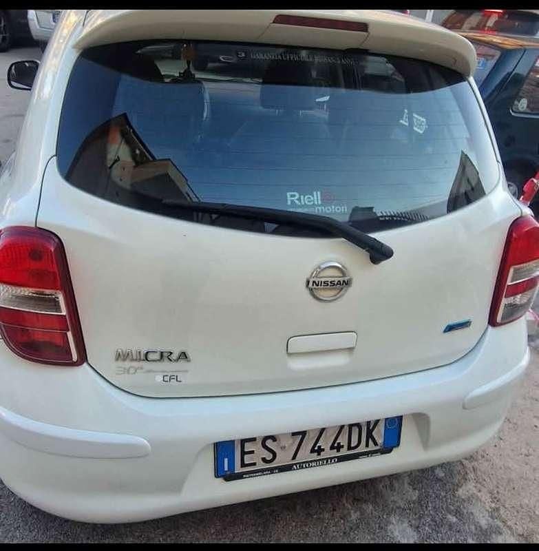 Usata Nissan Micra Comfort 79 CV (58 kW) 2013 Bianco Utilitaria