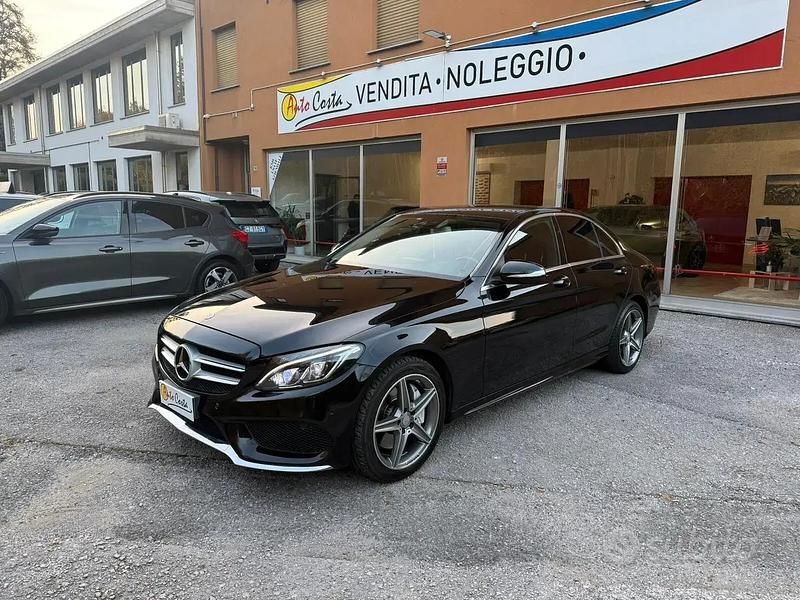 Usata Mercedes C250 Premium 204 CV (150 kW) 2015 Nero Berlina