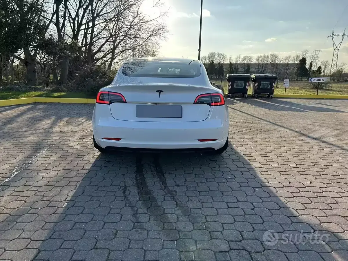 Usata Tesla Model 3 Standard Range Plus 100 kW (136 CV) 2019 Bianco Berlina