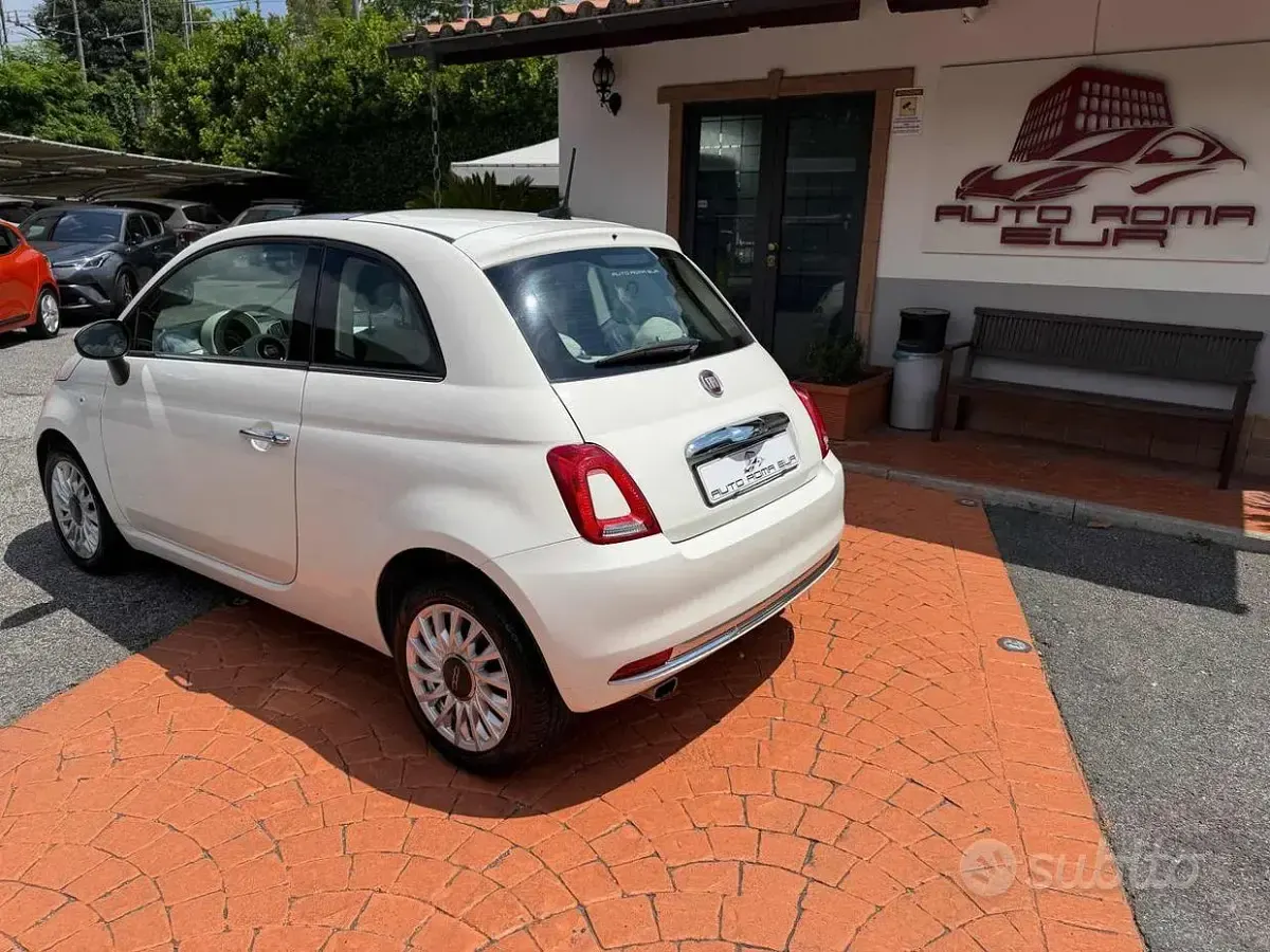 Usata Fiat 500 Lounge 69 CV (50 kW) 2019 Bianco Utilitaria