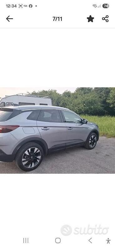 Usata Opel Grandland X Innovation 130 CV (95 kW) 2020 Grigio SUV