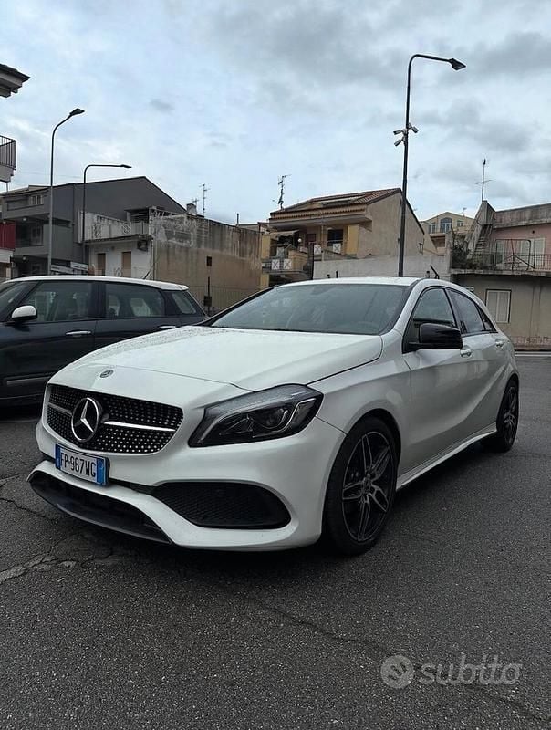 Usata Mercedes A180 Premium 109 CV (80 kW) 2018 Bianco Berlina