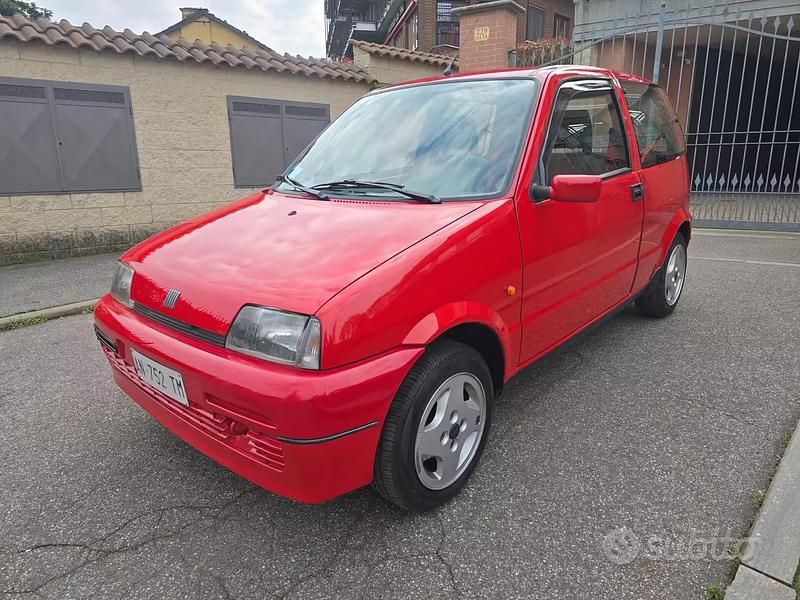 Usata Fiat Cinquecento 54 CV (39 kW) 1997 Rosso Utilitaria
