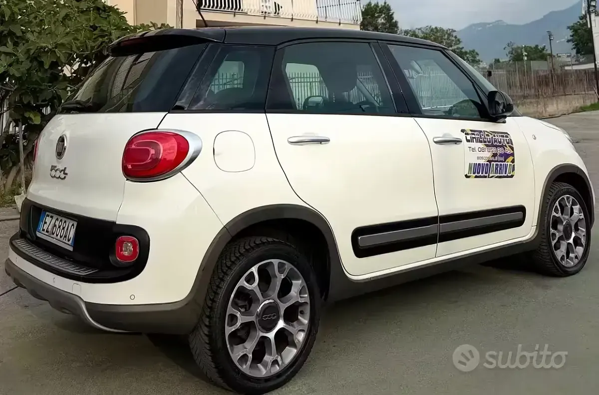 Usata Fiat 500L Trekking 84 CV (61 kW) 2015 Bianco Monovolume