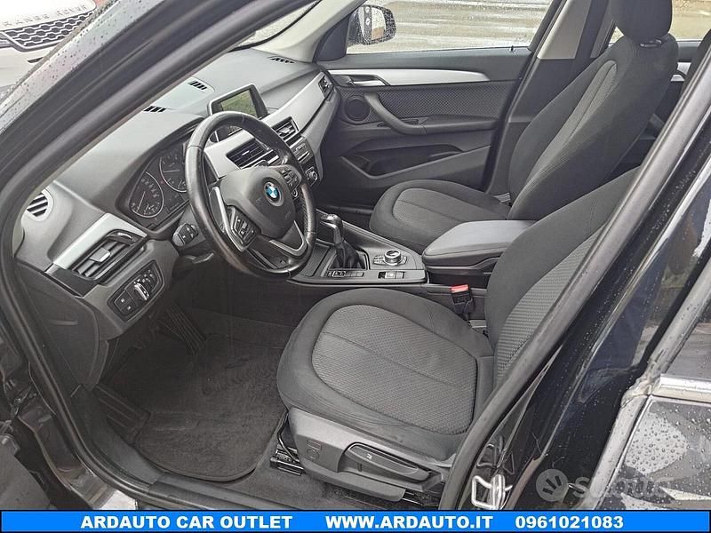 Usata BMW X1 Advantage 150 CV (110 kW) 2017 Nero SUV