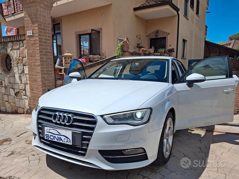 Usata Audi A3 Sport 110 CV (80 kW) 2016 Bianco Berlina