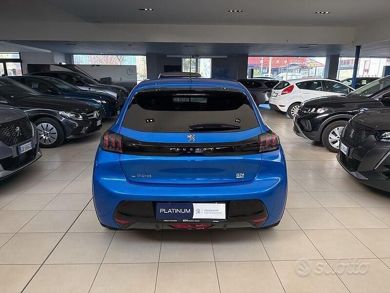 Usata Peugeot 208 Allure 100 kW (136 CV) 2021 Blu Utilitaria
