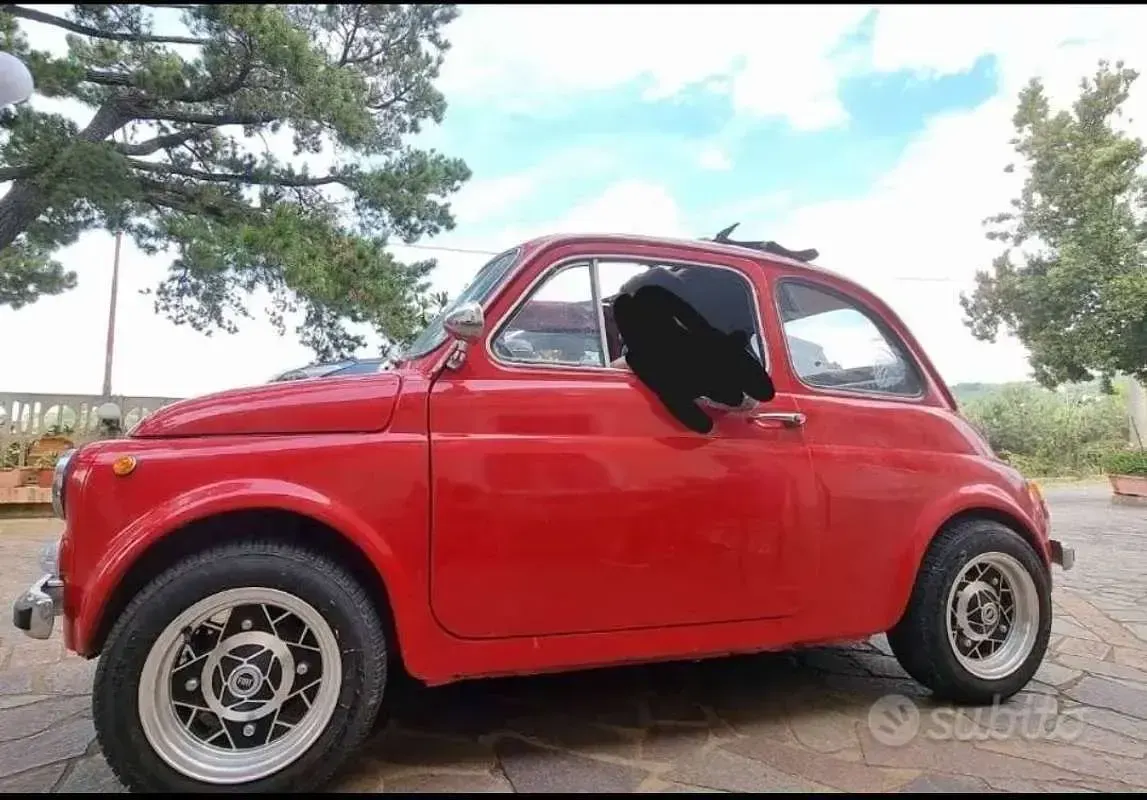 Usata Fiat 500 1972 Rosso Utilitaria