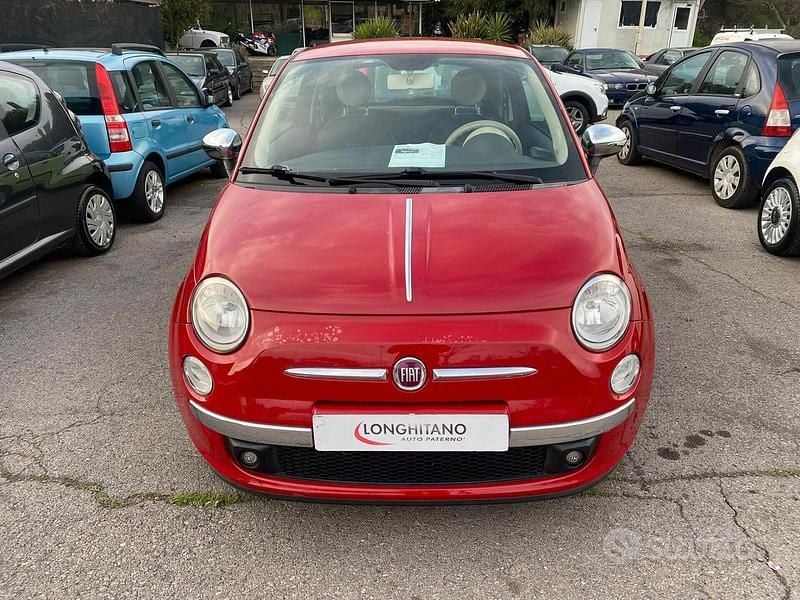 Usata Fiat 500 Lounge 69 CV (50 kW) 2014 Rosso Berlina