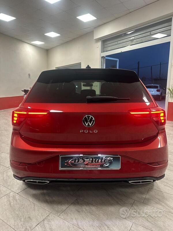 Usata VW Polo R-line 95 CV (69 kW) 2022 Bianco Berlina