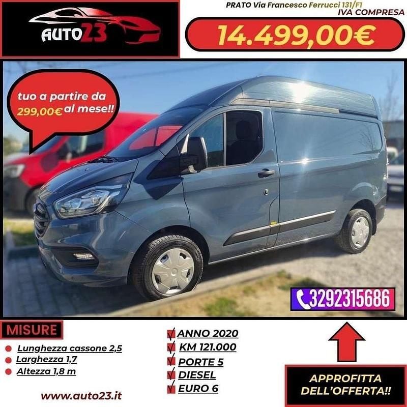 Usata Ford Transit Custom 131 CV (96 kW) 2020 Grigio