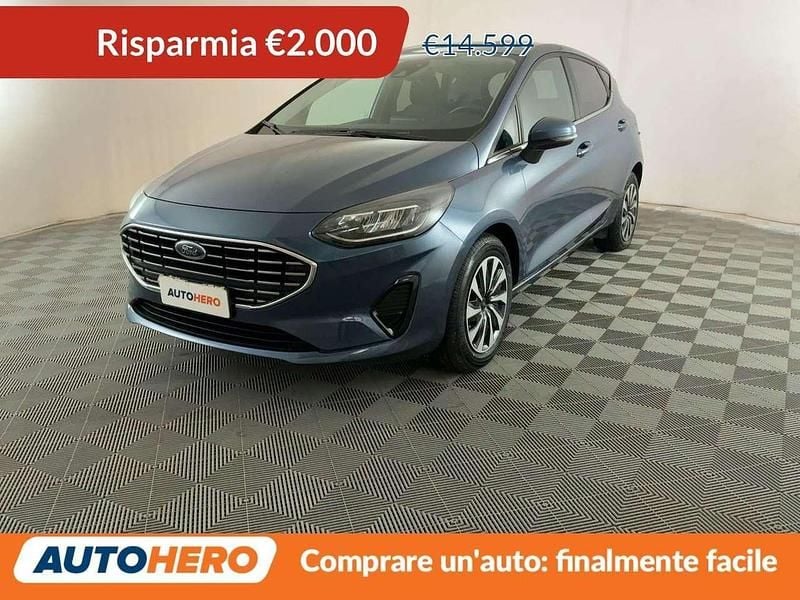 Usata Ford Fiesta Titanium 75 CV (55 kW) 2022 Blu Utilitaria