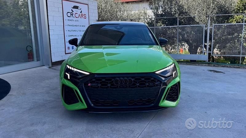 Usata Audi A3 400 CV (294 kW) 2022 Verde Berlina